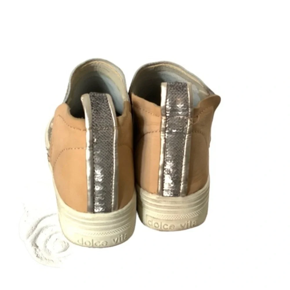 Dolce Vita Tate animal print Chelsea platform leather slip on loafer sneak… - Picture 4 of 8